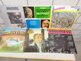 Diverse Schallplatten Sammlung, verschiedene Genres, 12 Stk