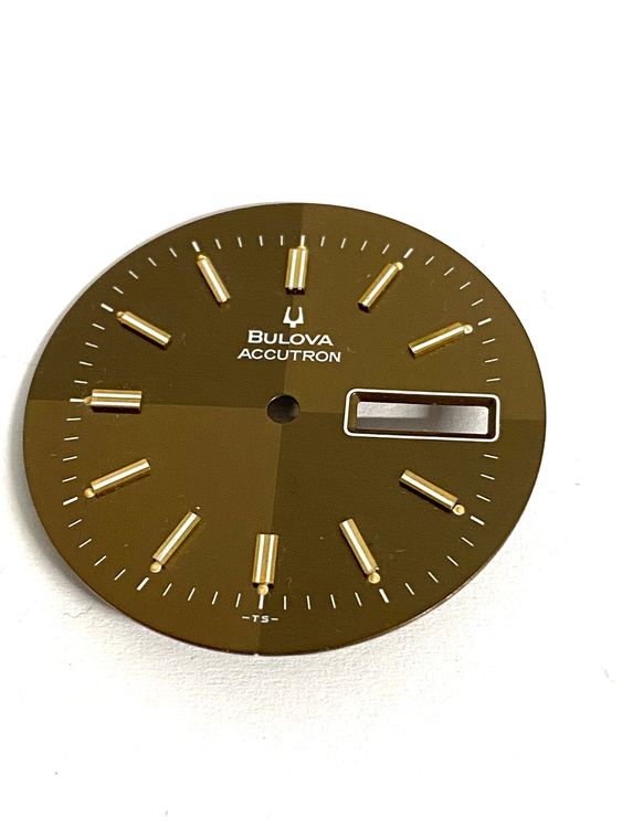 Boîtier De Montre Bulova Accutron 7306-1 - Plaqué Or Jaune - Sans Mouvement - Occasion
