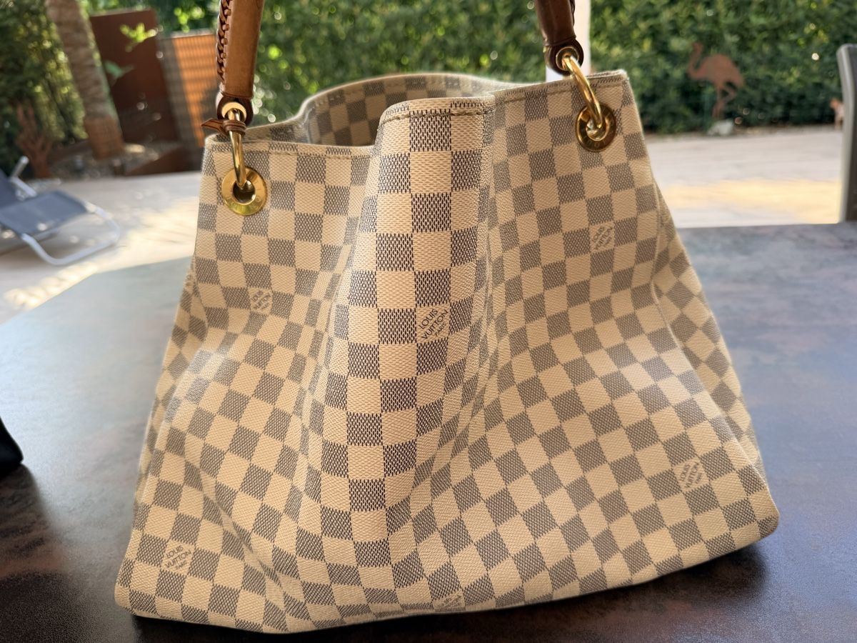Louis Vuitton Borse da donna: Louis Vuitton Artsy MM Damier Azur – Usato da Zug venduto da Lela77 1
