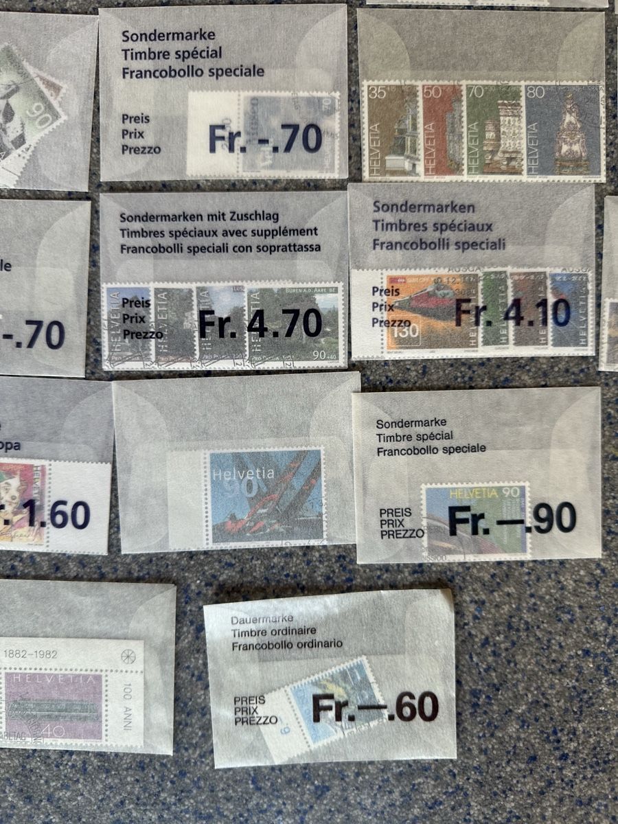 Alle Briefmarken: Schweiz - ABOWARE hoher Anschaffungswert – Gebraucht aus Schmitten / FR von Samsara169 7
