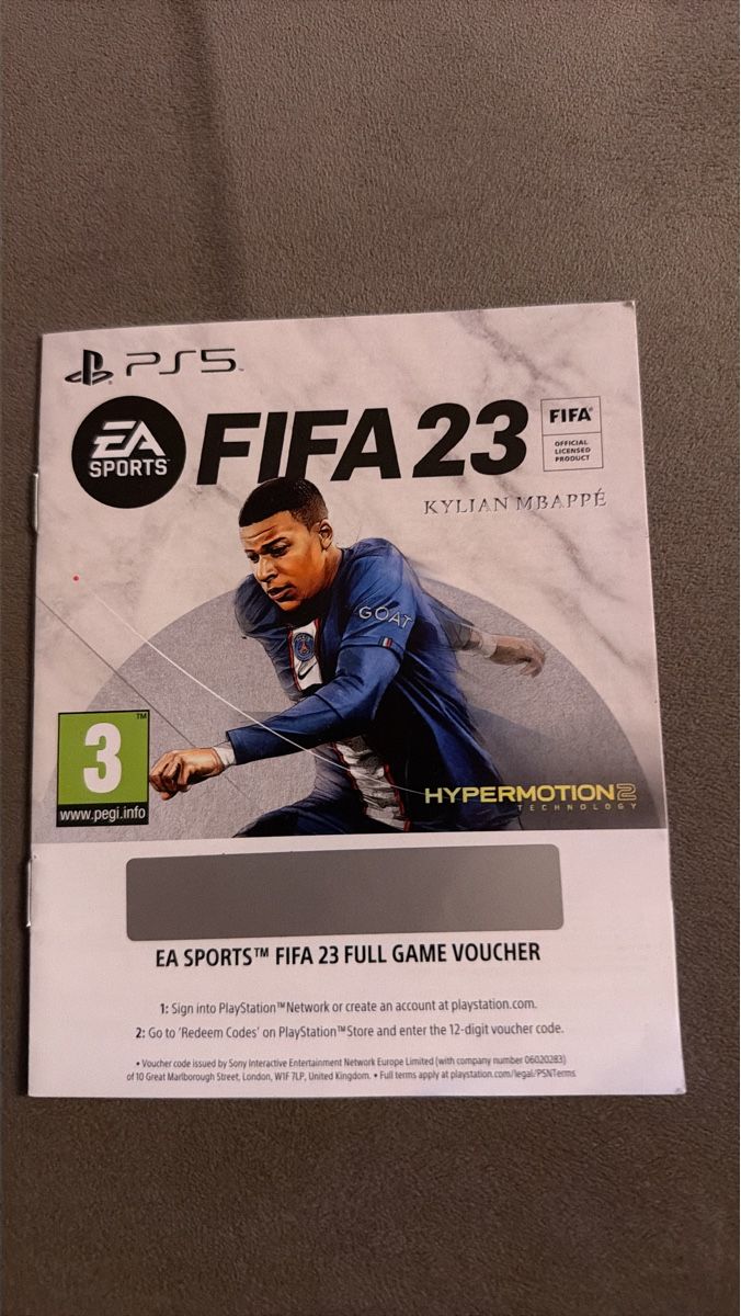 Sony Giochi: EA SPORTS FIFA 23 PS5 Vollversion Voucher Code – Nuovo e nell'imballaggio originale da Rebstein venduto da Tuerkii