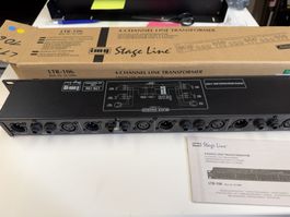 IMG Stage Line LTR-106 4-Kanal Line-Transformer 19 Zoll neu