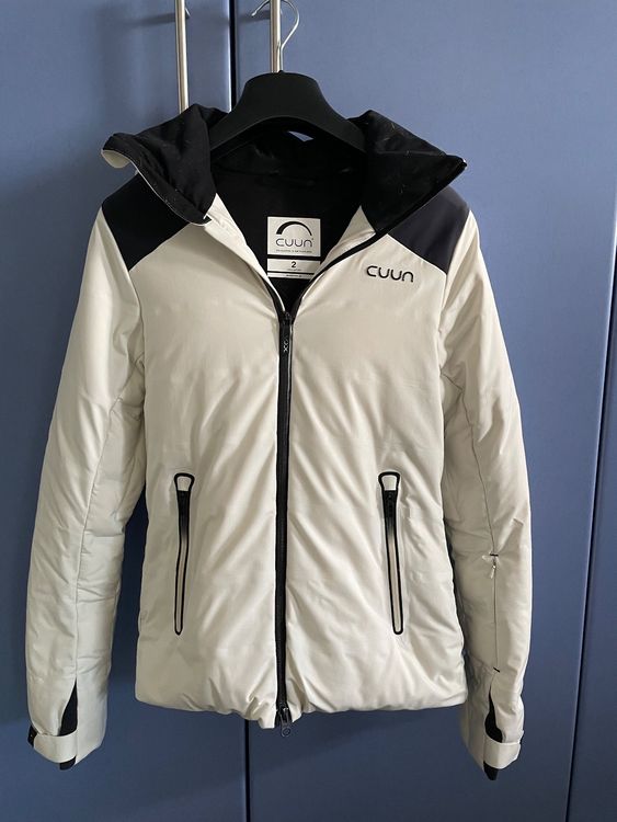 Damen Kinder Skijacke von CUUN weiss schwarz Grosse 34 Kaufen auf Ricardo