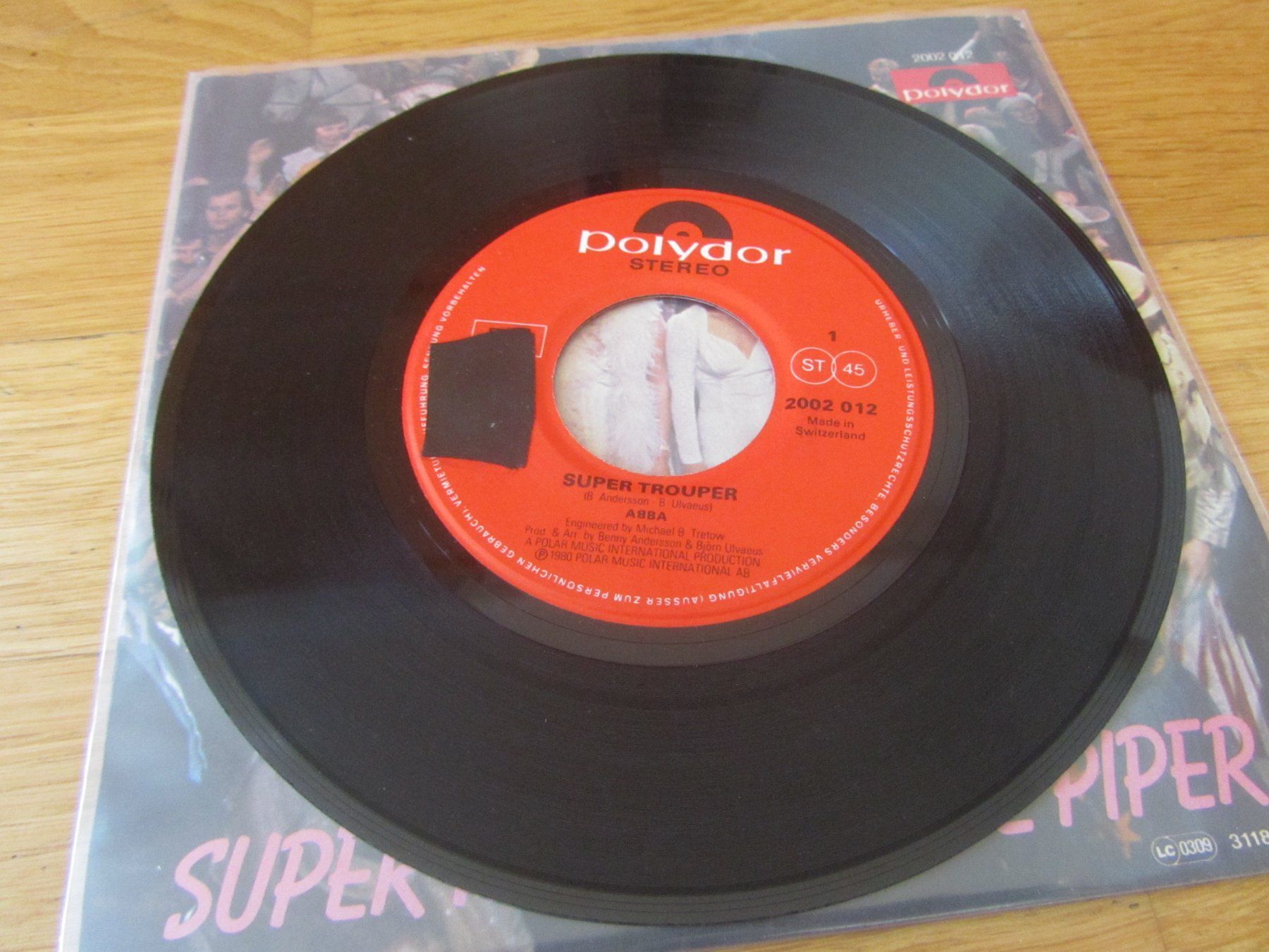 Dischi in vinile: ABBA - Super Trouper / The Piper - Vinyl Single – Usato da Seengen venduto da mikelele 1