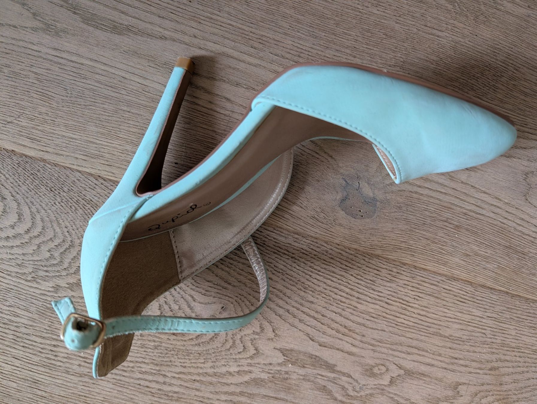 Scarpe da donna: Sommerliche, mintfarbene High Heels, Grösse 37 – Usato da Zürich venduto da kein-design 2