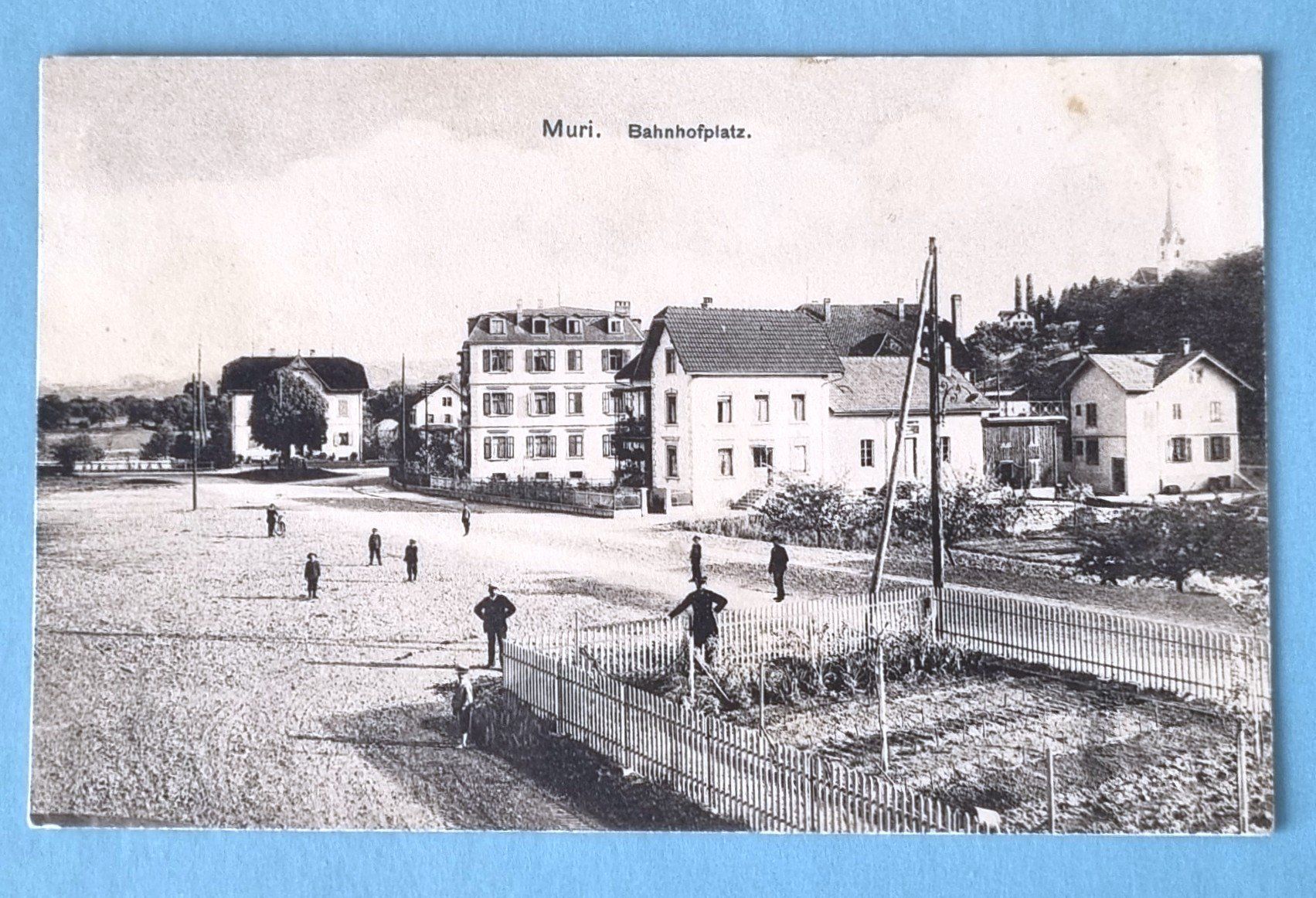Ansichtskarten: Muri - Bahnhofplatz - alte Ansichtkarte – Gebraucht aus Rothrist von RROENK