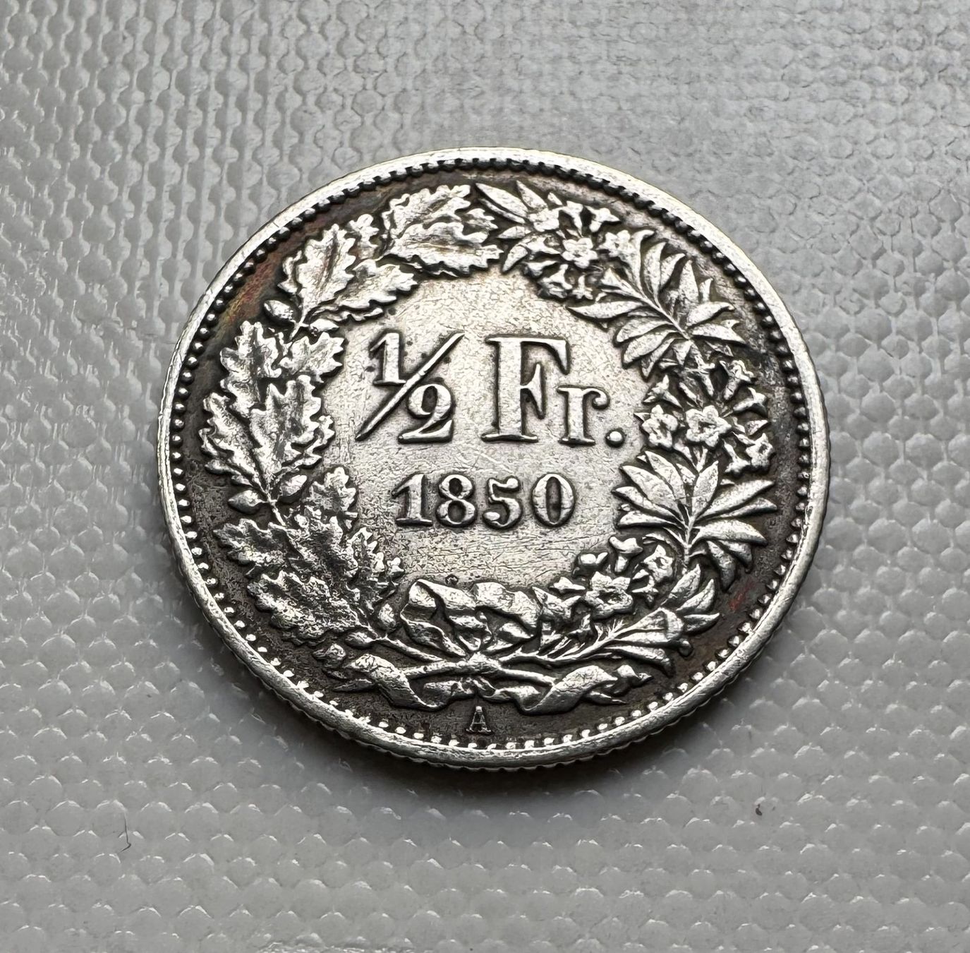 Alle Münzen: 1850 50 Rappen Silber ss-vz – Gebraucht aus Kirchberg SG von Zenhad69