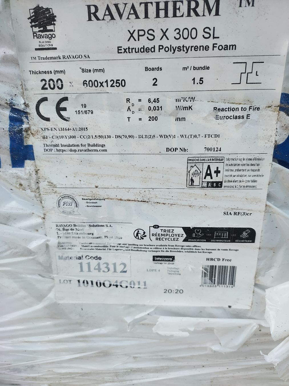 Rivestimenti per pavimenti: Bodenisolation XPS X300 SL 200 mm 70 m2 – Nuovo e nell'imballaggio originale da Schleitheim venduto da Mikesch65 1