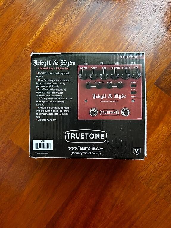 Strumenti musicali: Truetone Jekyll & Hyde Overdrive / Distortion – Nuovo e nell'imballaggio originale da Plan-les-Ouates venduto da den_mkx5