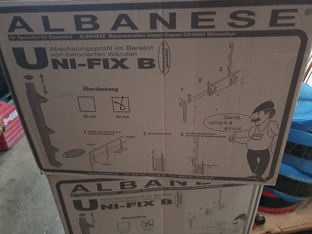 Alle Werkzeuge: Unifix Uni-fix B Deckenrand Abschalung Albanese – Gebraucht aus Kirchdorf AG von Heinz_Birchmeier 2