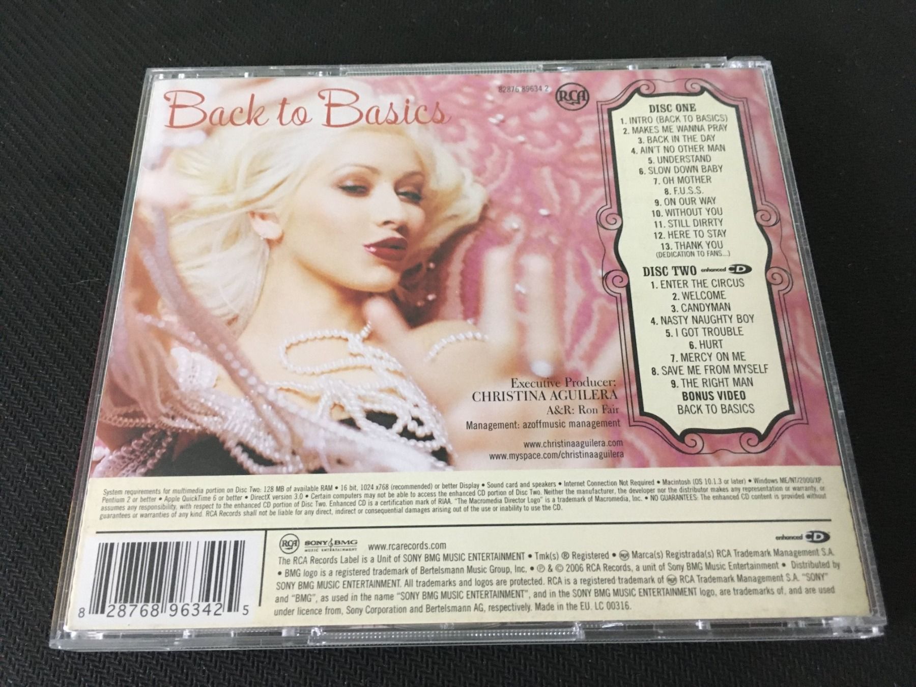 CD: Christina Aguilera - Back to Basics -CD- 2cd – Usato da St.Gallen venduto da MedienJoe 1