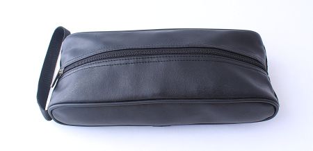 Kleine schwarze Lufthansa Tasche Zipper mit Reissverschluss