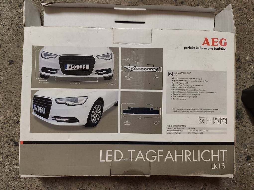 Phares: LED Tagfahrlicht Set AEG LK18 – Neuf (Voir description) à Zürich par yru_ms5j 2