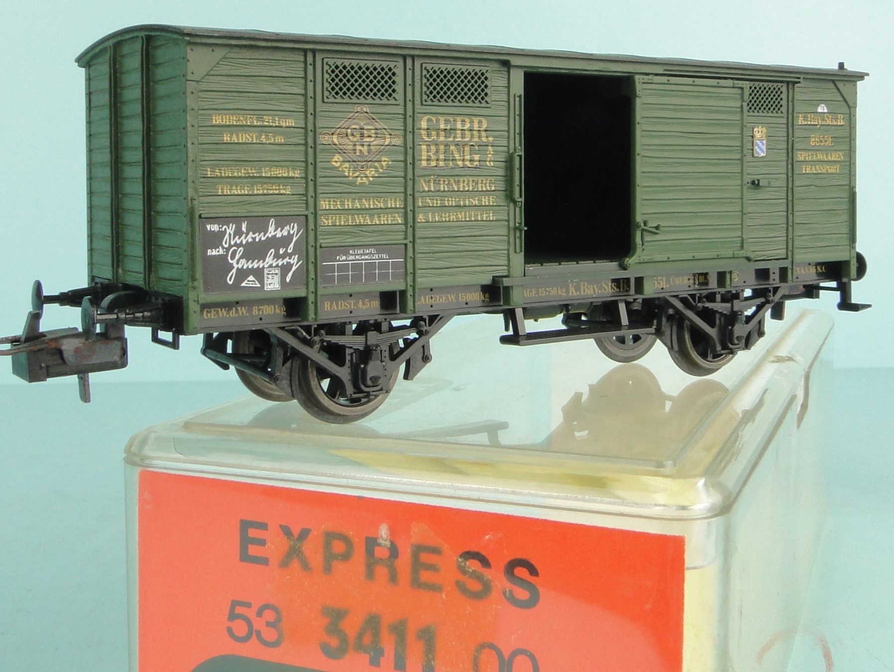Trix Modellini di ferrovie: TRIX 3411 KBSB Gebr. Bing – Usato da Bülach venduto da cann11