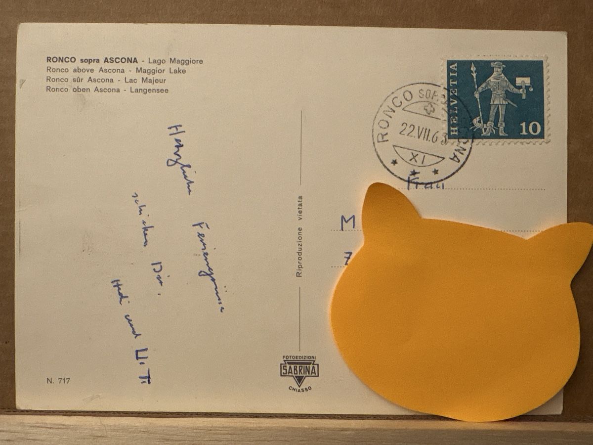 Cartoline postali: AK von Ronco bei Ascona – Usato da Rümlang venduto da Kartenpost1 1