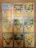 🇫🇷Lot 9 cartes Pikachu 30th