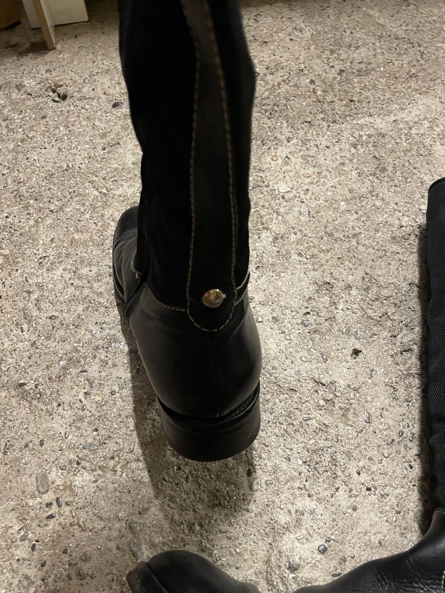 Geox Scarpe da donna: Geox Boots black leather textile size 39 – Usato da Neuchatel venduto da shi_9fzw 3