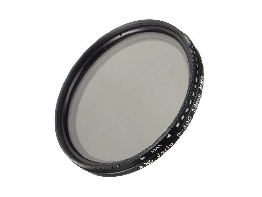 Filtri: VARIABLER ND-FILTER 58mm - ND2 BIS ND400 - DSLR KAMERA – Nuovo e nell'imballaggio originale da Kriens venduto da swissgadget