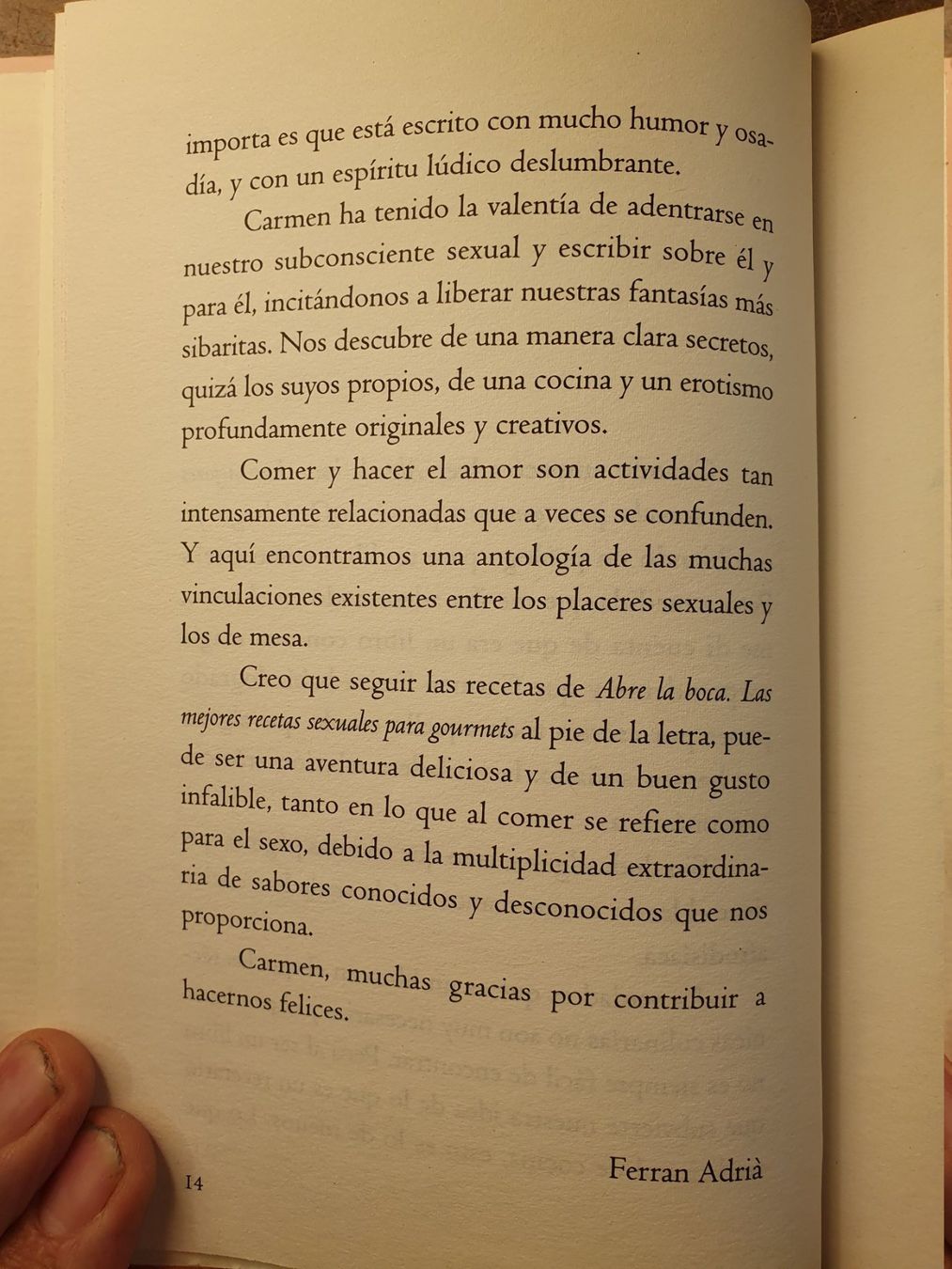 Libri: Abre la Boca - Carmen Freixa – Usato da Zürich venduto da loosebone 8