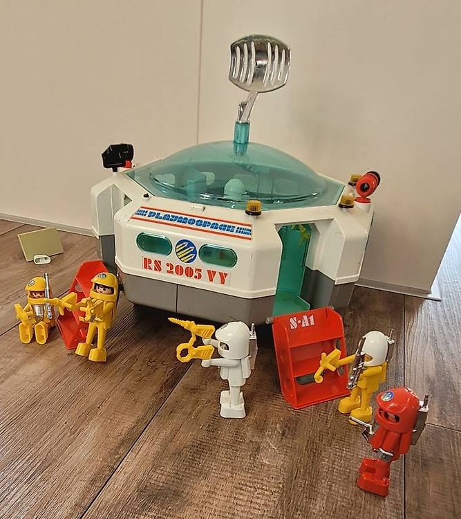 Playmobil Space Station 3536 – Playmo Space 1980 – Boîte Occasion