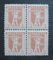 Tellknabe im Rahmen 102 Vierer postfrisch 1