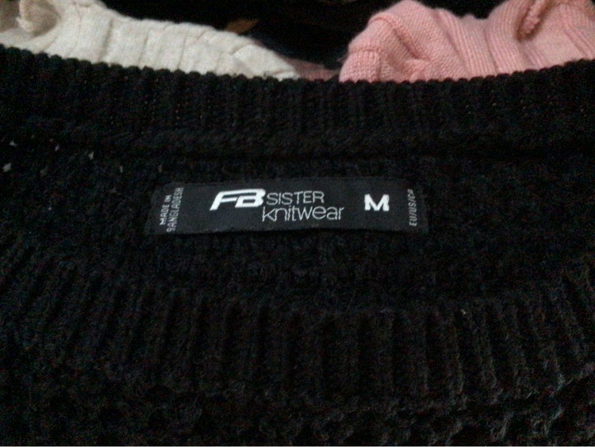 Pullover & Sweatshirts: süsser schwarzer Strick Pulli Gr.M – Gebraucht aus Steffisburg von lar_x57s 1
