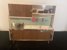 ALTE BLECH PUPPENKÜCHE AUS DEN 50 JAHRE