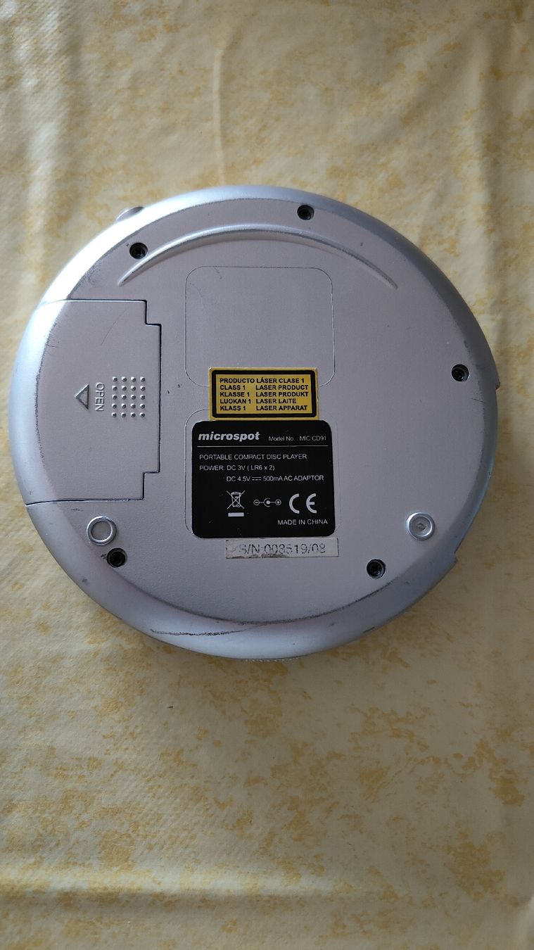 Microspot Tragbarer Mediaplayer: CD-Player microspot tragbar mit Anti-Shock gebraucht – Gebraucht aus Himmelried von KTMsmc690 2