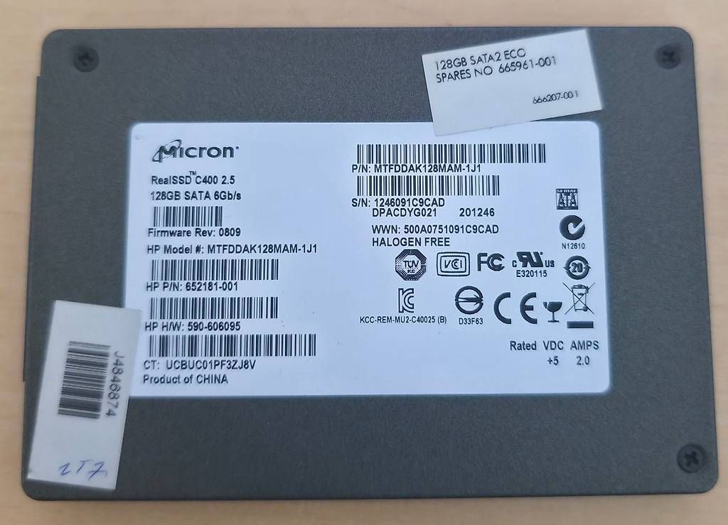 Harddisks: Micron RealSSD C400  128GB – Gebraucht aus Basel von Junior_Store