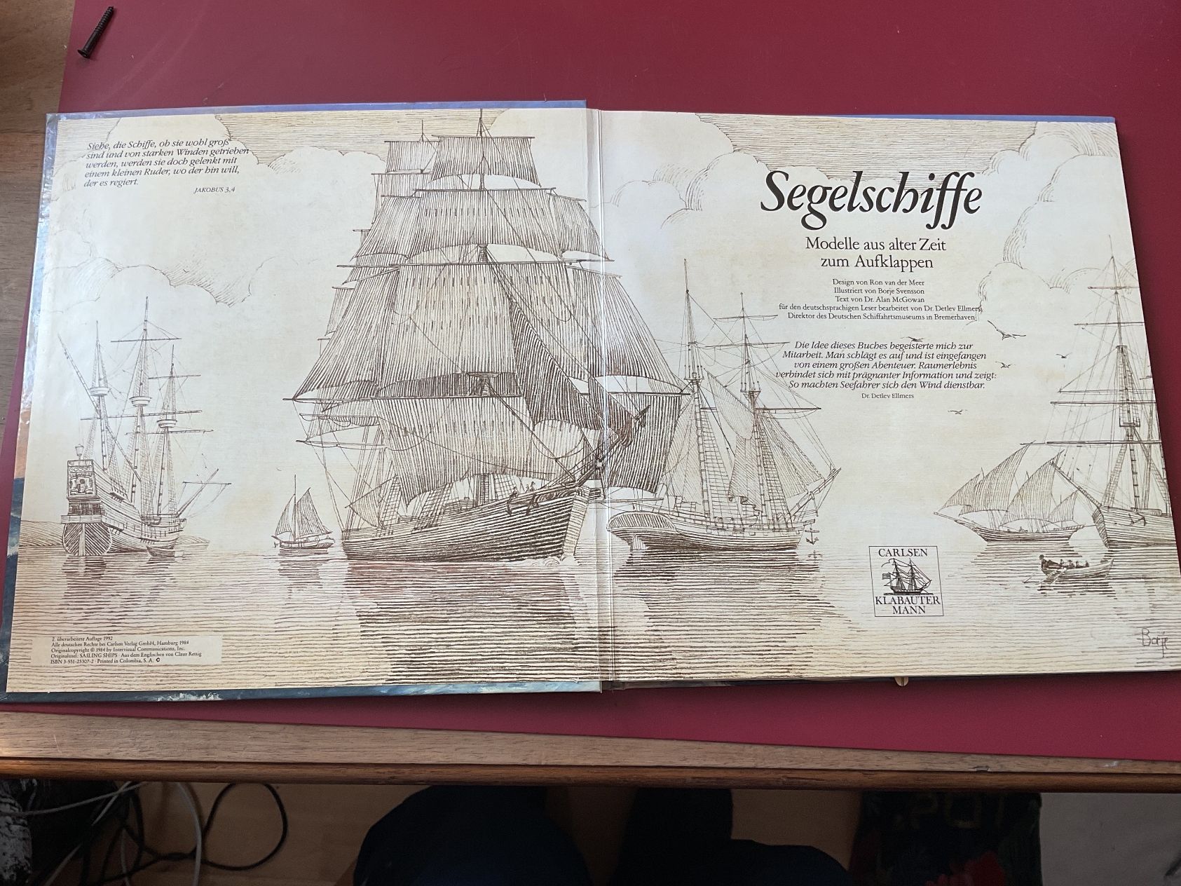 Libri: Buch mit Bildern zum Aufklappen, "Segelschiffe" – Usato da Tecknau venduto da Gluschtikum 1