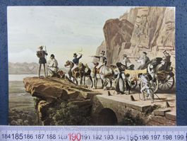 POSTKUTSCHE DIJON-GENEVE POST PTT MUSEUM BERN REPRO AK
