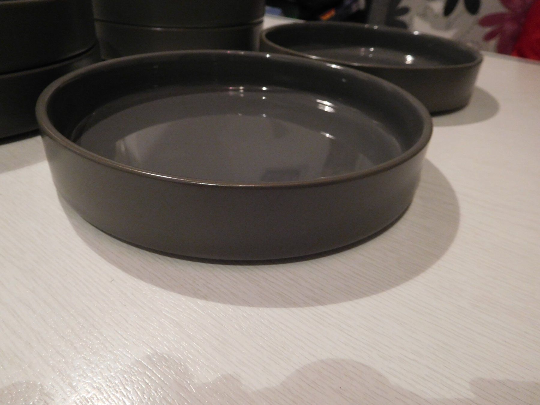 Blomus Piatti: BLOMUS 6 Stk. TELLER Dessert Salatteller 20cm anthrazit – Nuovo e nell'imballaggio originale da Holziken venduto da Rupe 2