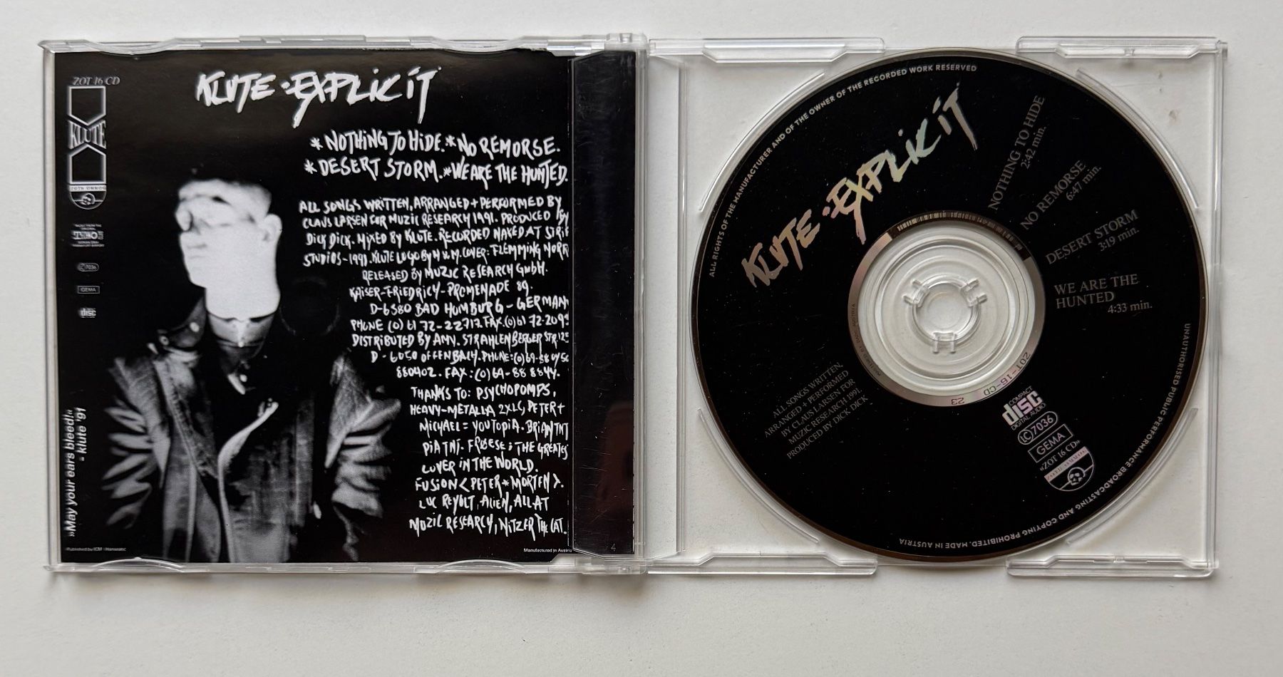 CD: Klute / Explicit (Maxi Single) – Usato da Näfels venduto da rottabi 2