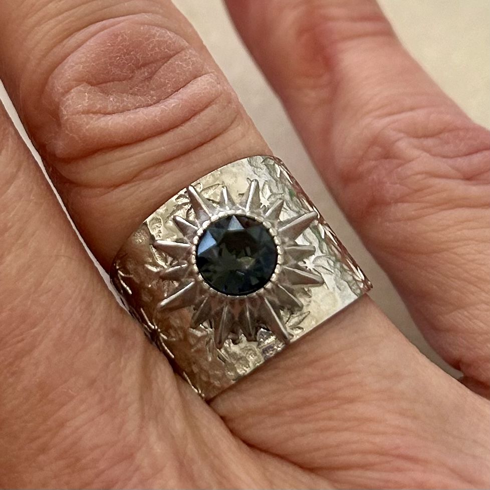 Anelli: Bague Bohm Paris argenté cristal – Nuovo (secondo la descrizione) da ANIèRES venduto da feuillette
