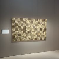 Bild aus Holzscheiben, Holz, Natur, Nachhaltig