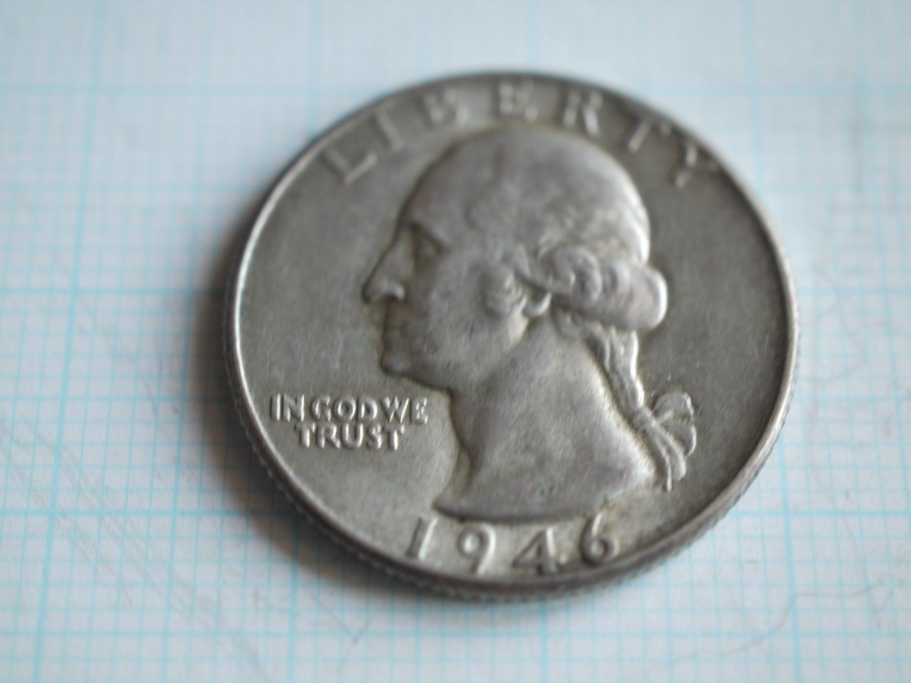 Tutti le monete: USA Quarter Dollar 1946 – Usato da Gross venduto da Retro20