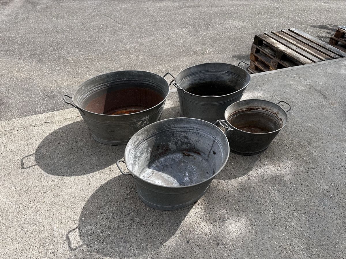 Sonstige Gartendekorationen: 4 alte Metallzuber/ Bottiche ab 130.- – Gebraucht aus Starrkirch-Wil von charlywatson 6