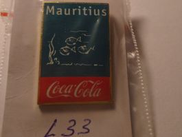 1  Coca Cola Pin Mauritius,  Top Zustand! (L33)