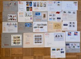 DDR 21 briefe reiste in die Schweiz