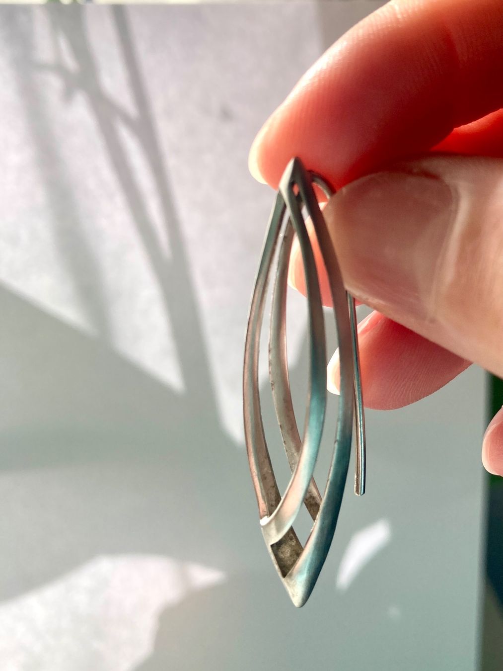Ohrringe & -stecker: Einzigartige Ohrringe 925 Silber – Gebraucht aus Bischofszell von Silberviolett 1