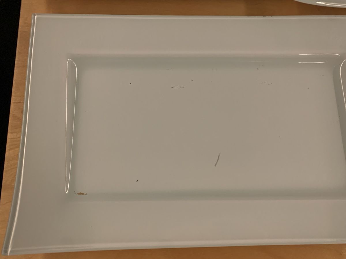 Servierplatten: 7 Servierteller aus Milchglas – Gebraucht aus Märstetten von fury_psg 4