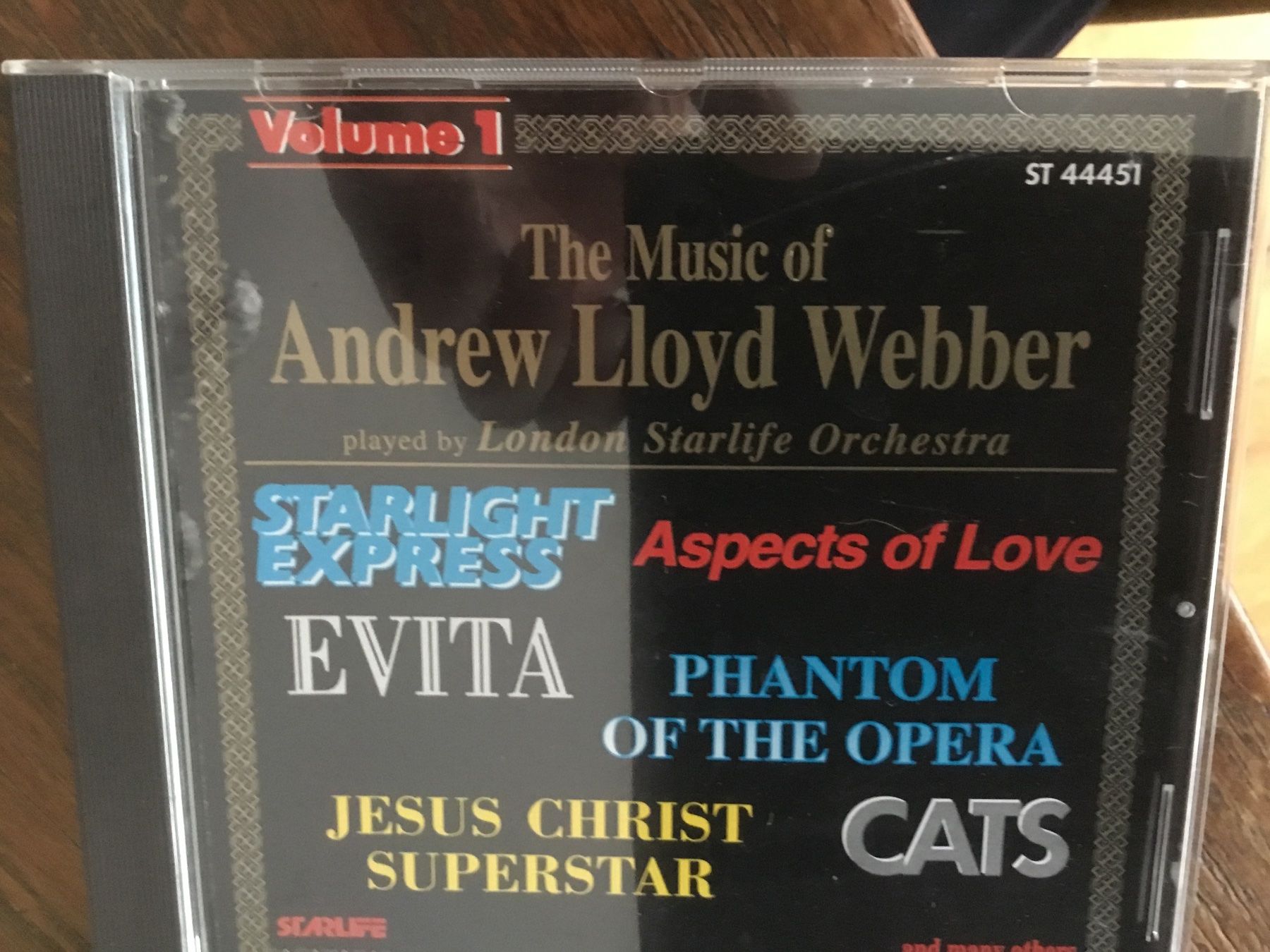 CD: Andrew Lloyd Webber - CD - Starlight Express u.a.    VOL 1 – Usato da Thierachern venduto da sweden08