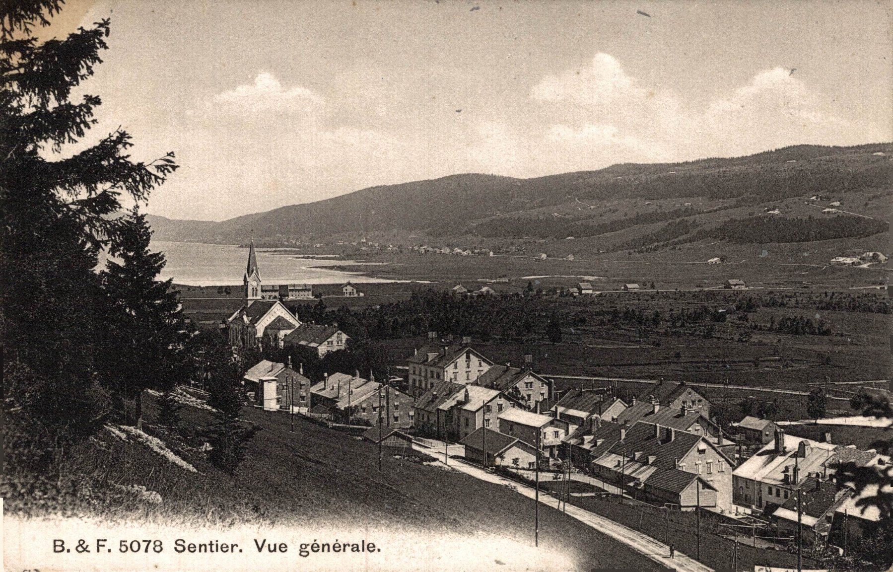 Cartes postales: Sentier. Vue générale – D'occasion à Bronschhofen par Astore