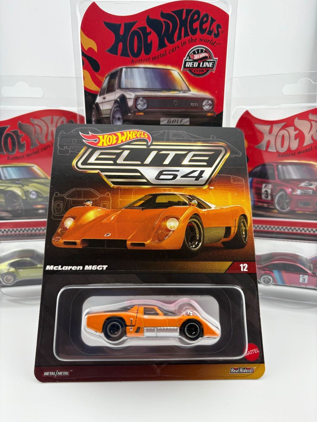 Hot Wheels Modellini d'auto: Hot Wheels McLaren M6GT Elite 64 – Nuovo e nell'imballaggio originale da Flawil venduto da HeisseReifen 1