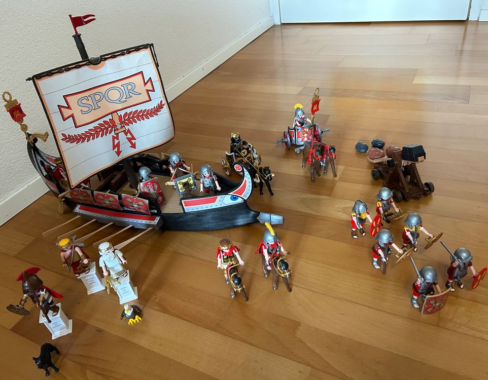Playmobil Schiff Römer mit viel Zubehör (Gebraucht) in Horgen für CHF ...