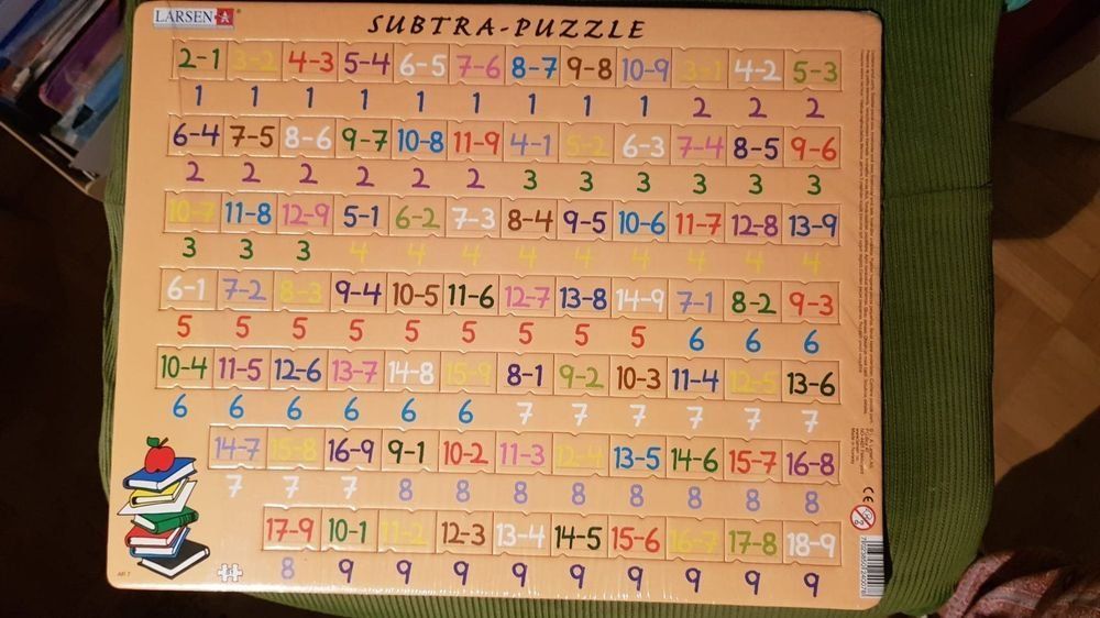 Puzzles: Rechnen Subtra - Puzzle soustraire – Gebraucht aus Spiegel b. Bern von sus_xj97