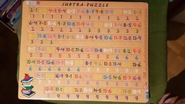 Rechnen Subtra - Puzzle soustraire