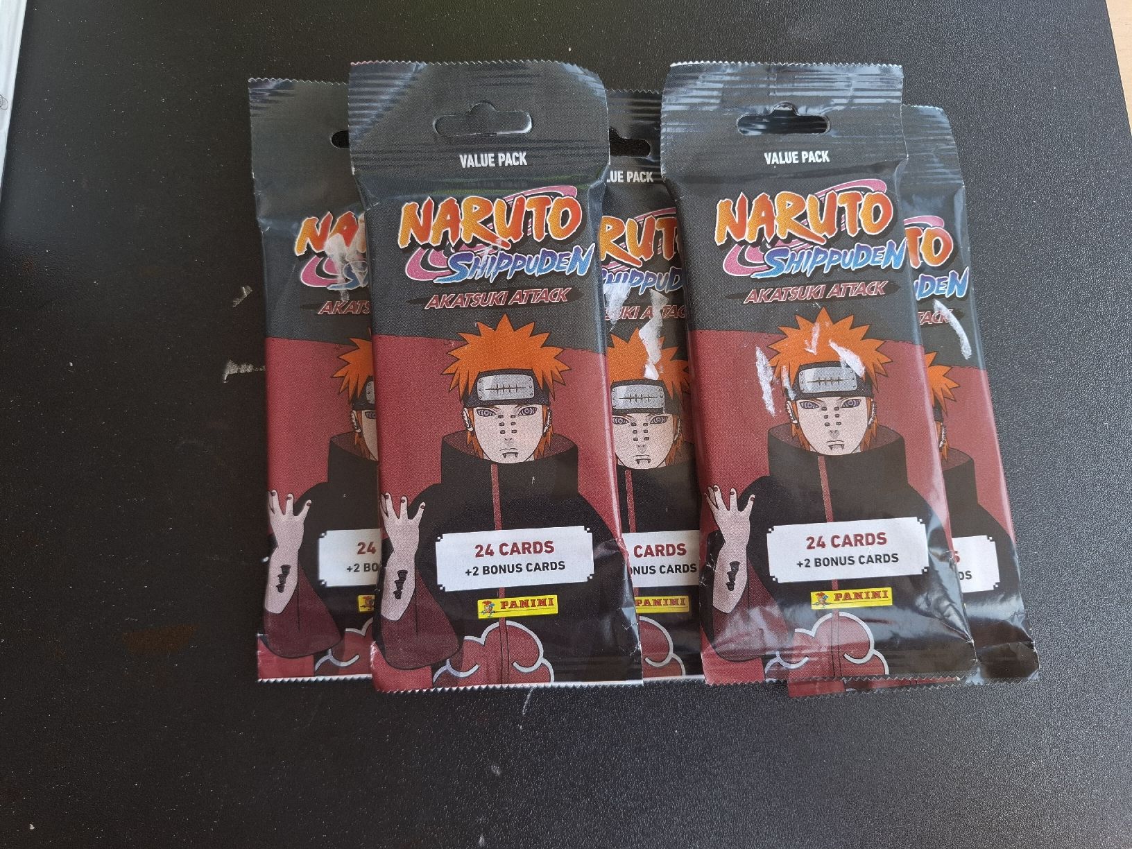 Panini Carte collezionabili: Naruto Shippuden Akatsuki Attack 5x Value Packs – Nuovo e nell'imballaggio originale da Hohentannen venduto da MagmaCollectibles