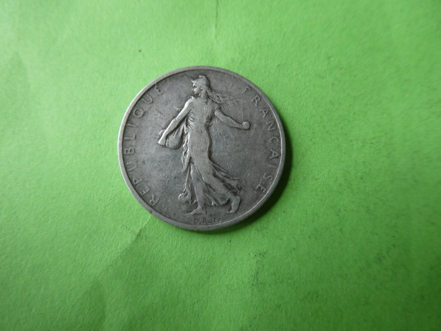 Alle Münzen: Frankreich 1898, 1 Franc   Silber – Gebraucht aus Hinterforst von Rohusri