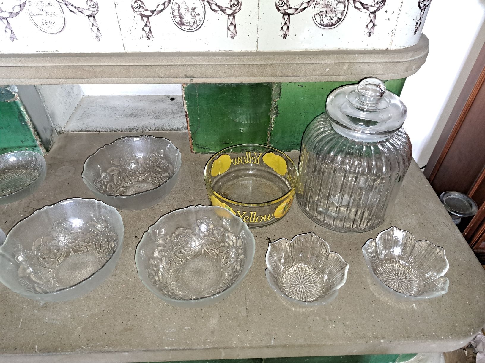 Set di piatti: Glas Geschirr Riesensammlung  – Usato da Kölliken venduto da Upcycling-by-Mc-TAM 3